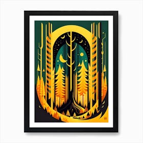 Forest 50 Art Print