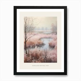 Dreamy Winter National Park Poster  Everglades National Park United States 4 Art Print