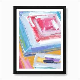 Abstract Of A Square Art Print