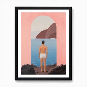 Doorway To The Sea Art Print