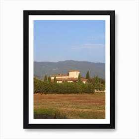 Toscana Landscape View Building Architecture Italian Italy Milan Venice Florence Rome Naples Toscana photo photography art travel Art Print