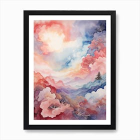 Azure Sky Art Print