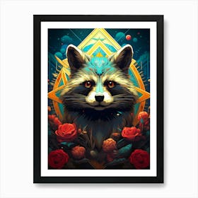 Raccoon 1 Art Print