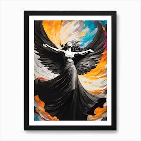 Angel Wings Transformation 2 Art Print