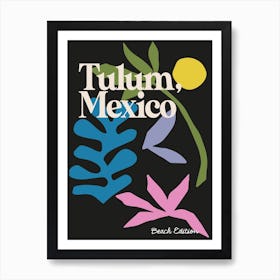 Tulum Mexico Summer Print Art Print