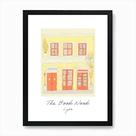 Lyon The Book Nook Pastel Colours 2 Poster Art Print