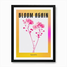 Hot Pink Gypsophila Poster Art Print