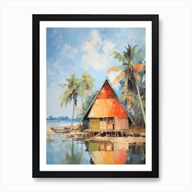 House On The Beach Art Print