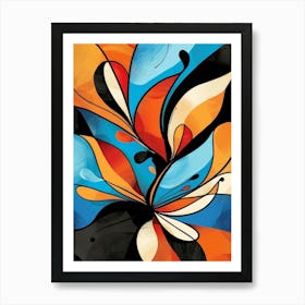 Abstract Butterfly 10 Art Print