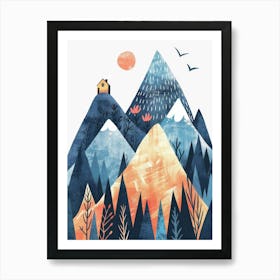 Mountain Landscape 21 Art Print