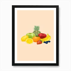 Fruit And Vegetables Art Print