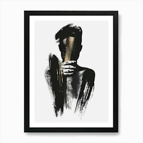 Portrait Of A Woman 123 Art Print