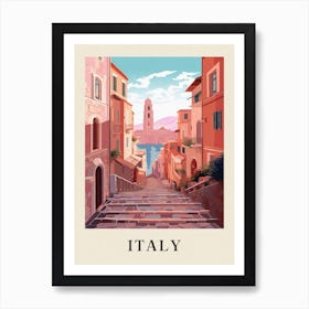 Vintage Travel Poster Italy 2 Art Print