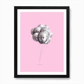 Disco Balloons Art Print