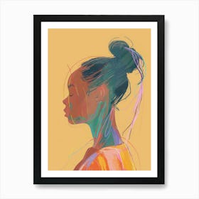 Portrait Of A Woman 116 Art Print