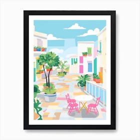 Otranto, Italy Colourful View 2 Art Print