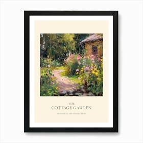 Cottage Garden Poster Enchanted Pond 7 Art Print