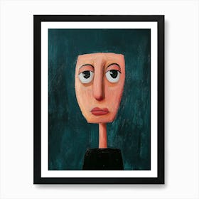 Portrait Of A Woman Art Print