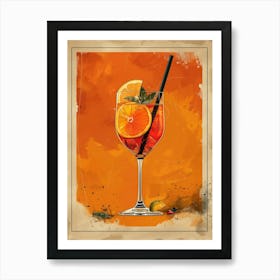 Cocktail In A Glass 8 Art Print