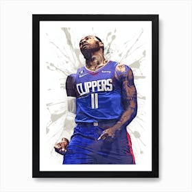 John Wall La Clippers Art Print