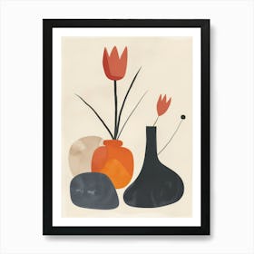 Cute Abstract Objects Collection 11 Art Print