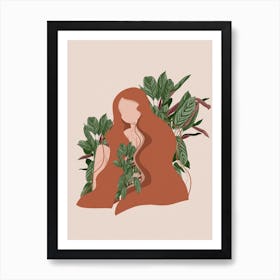 Lilian Botanical Fairy Art Print