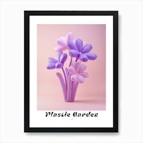 Dreamy Inflatable Flowers Poster Lilac 2 Art Print