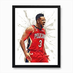 Cj Mccollum New Orleans Pelicans Art Print