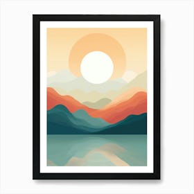 Abstract Landscape Painting 3 Art Print