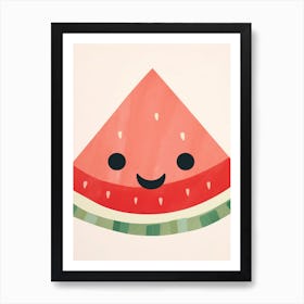 Friendly Kids Watermelon 3 Art Print