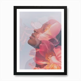 "Abstract Floral Fantasy Photography" Art Print