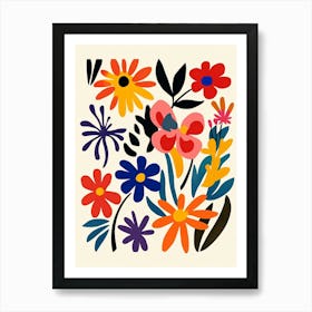 Flowers In The Garden 5 Art Print