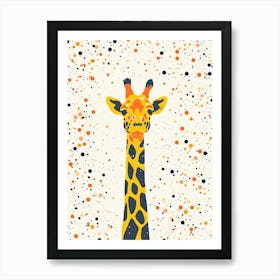 Yellow Giraffe 1 Art Print