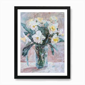 A World Of Flowers Daffodils 1 Painting Art Print