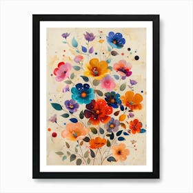 Flowers In A Vase 19 Art Print