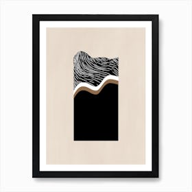 White Wave Poster No.2 Art Print