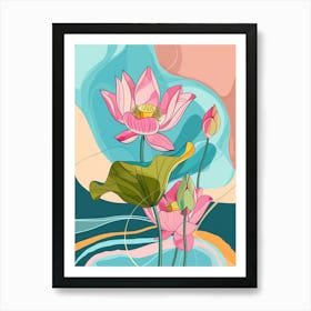 Lotus Flower 8 Art Print