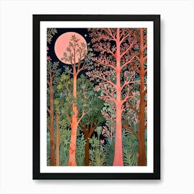 william morris Forest At Night 2 Poster