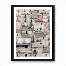 Vintage Village Italy 1 Art Print