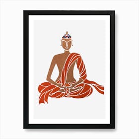 Meditating Buddha by DollyJ 1 Poster