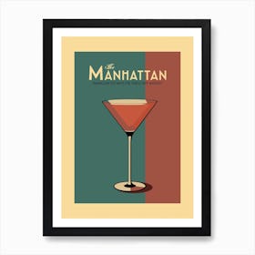 Manhattan Cocktail Art Print