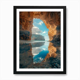 Cave In The Rock Art Print