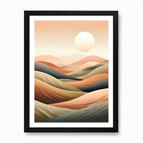 Desert Landscape 20 Art Print