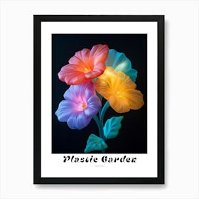 Bright Inflatable Flowers Poster Nasturtium 1 Art Print