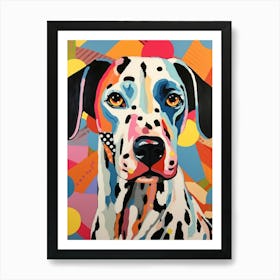 Dalmation Pop Art Inspired 6 Art Print