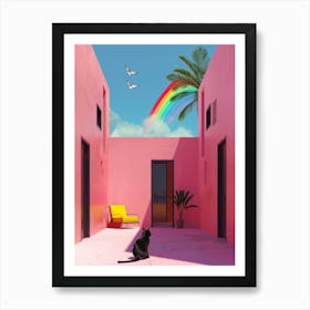 Rainbow In The Sky 5 Art Print