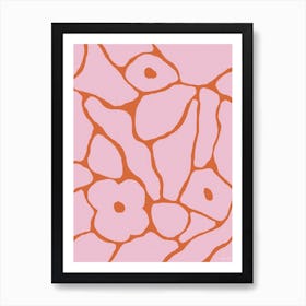 Abstract Florals Art Print