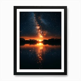 Starry Night Sky 27 Art Print