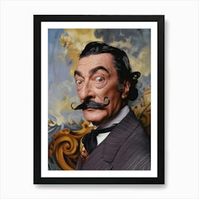 Portait Of Salvador Dali Póster