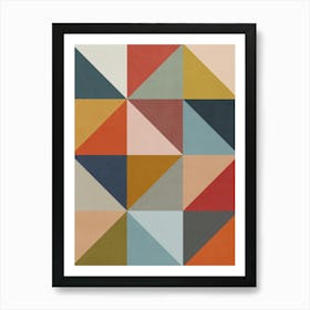 Geometric Shapes - TN01 Art Print